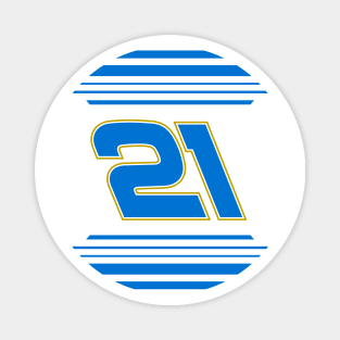 Austin Hill #21 2024 NASCAR Design Magnet